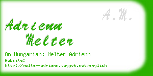 adrienn melter business card